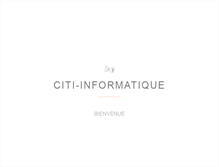 Tablet Screenshot of citi-informatique.fr